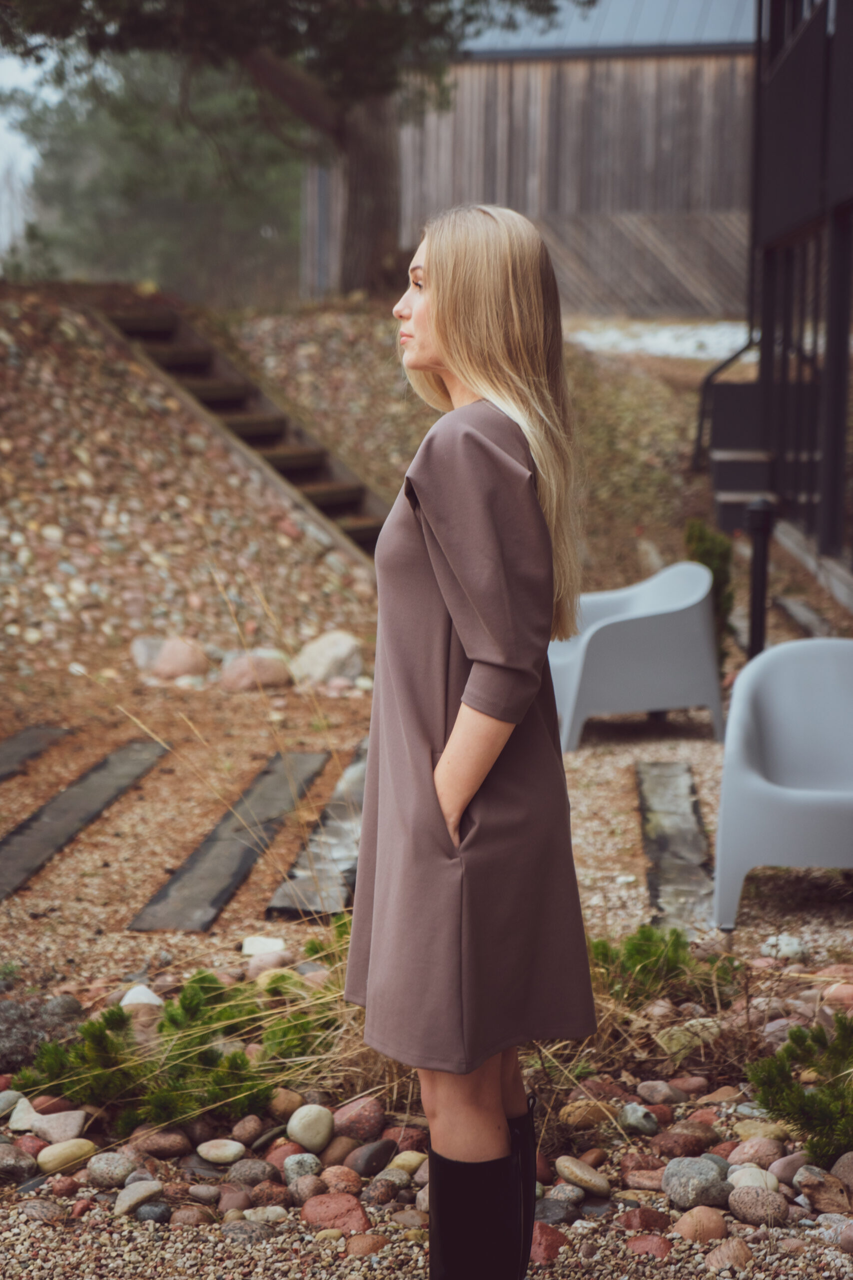 Lily mini taupe