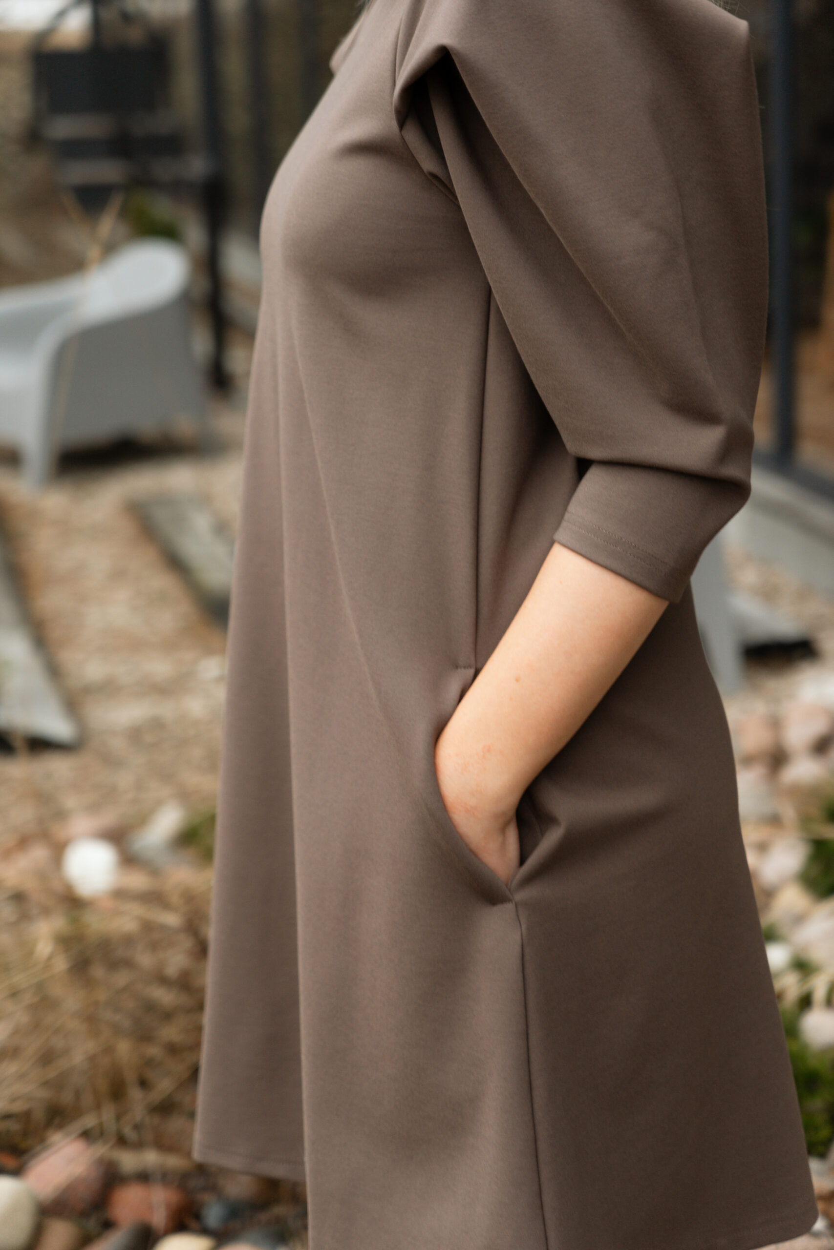 Kleit Lily mini taupe - Pilt 3